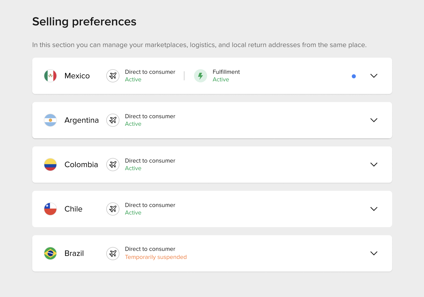 Selling preferences 1